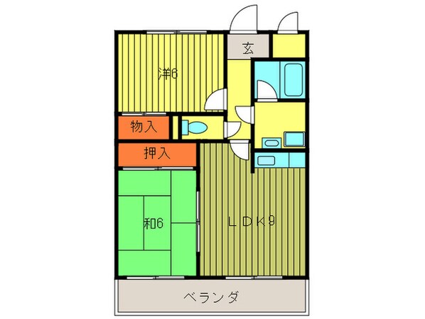 ファミーユ２の物件間取画像